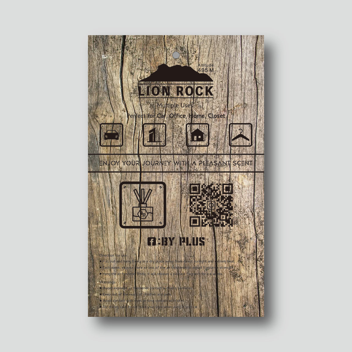 By AIR Plus - 0040 Lion Rock Scented Card