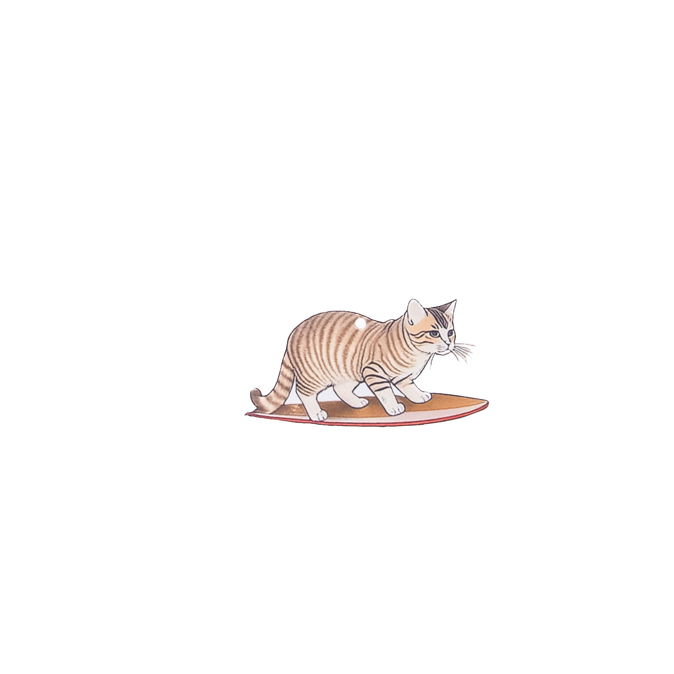 By AIR Plus - 0038 Surfing Cat Scented Card