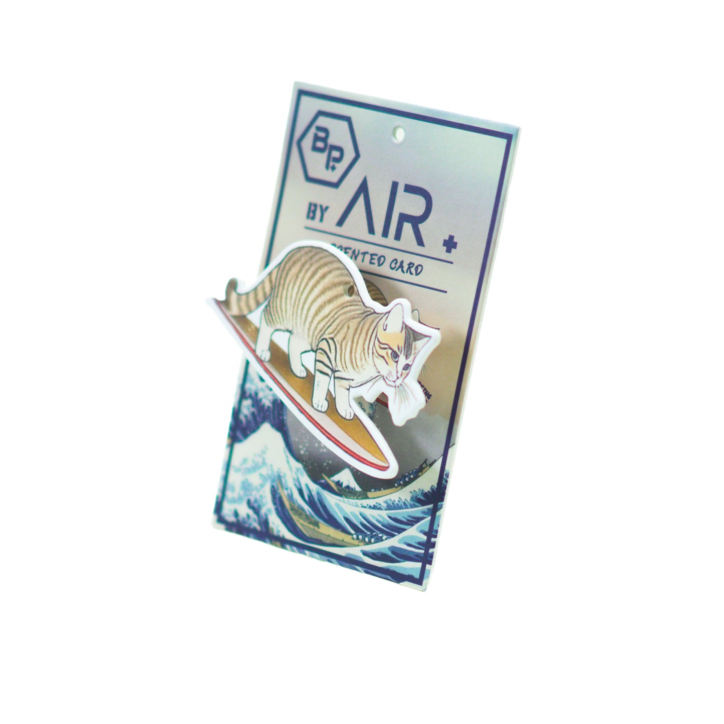 By AIR Plus - 0038 Surfing Cat Scented Card