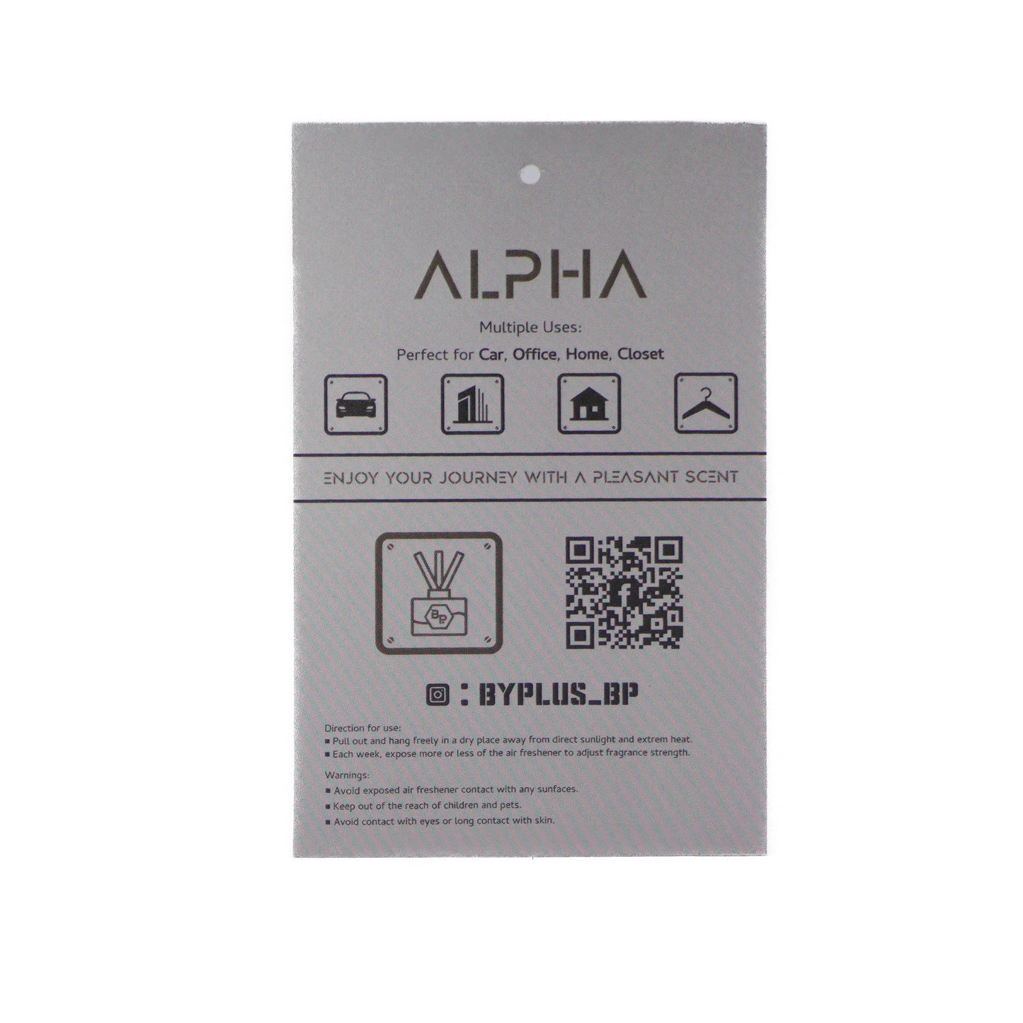 By AIR Plus - 0010 Alpha 01 Scented Card