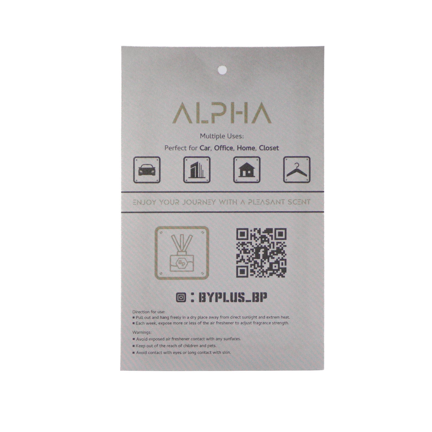 By AIR Plus - 0011 Alpha 02 Scented Card