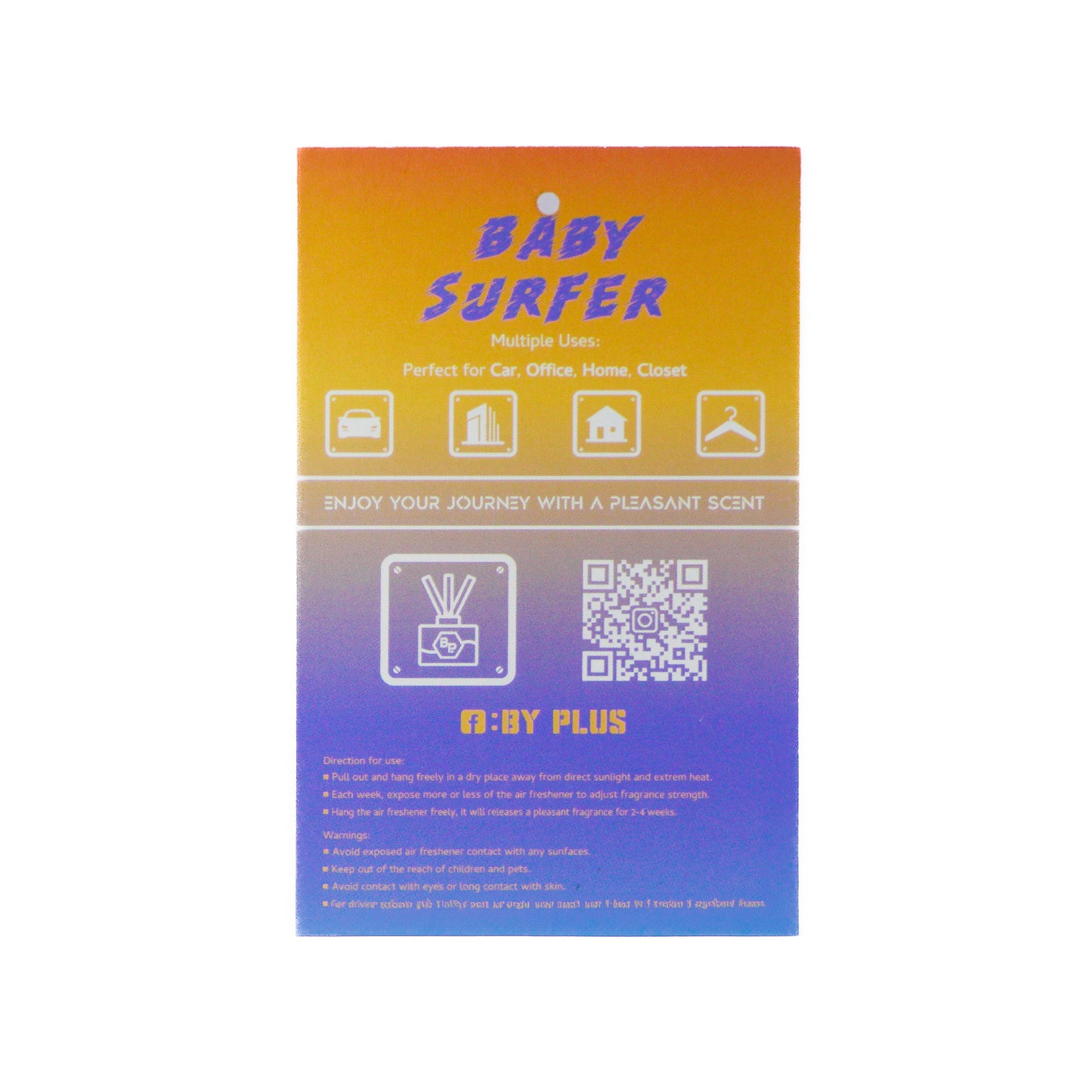 By AIR Plus - 0036 Baby Surfer Scented Card