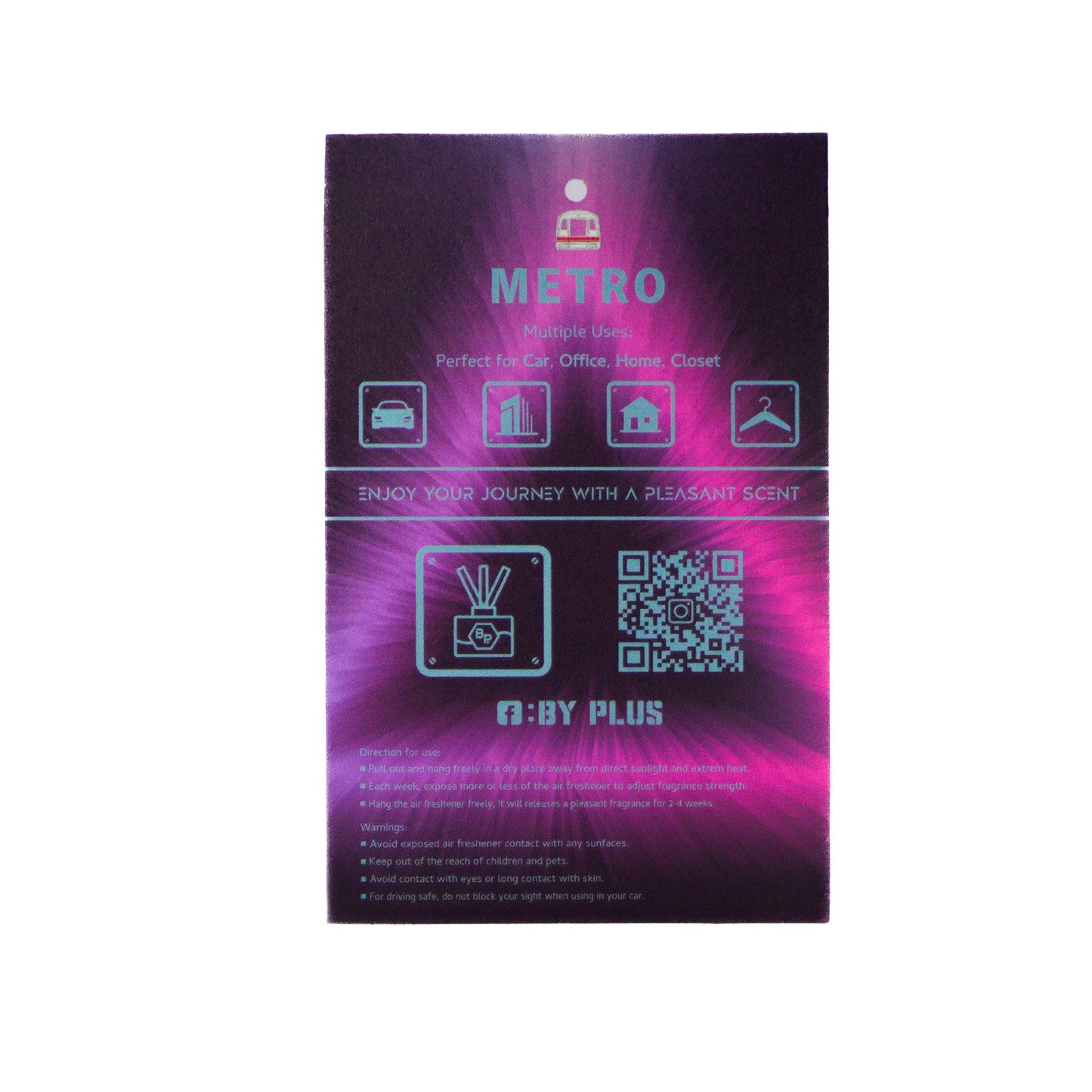 By AIR Plus - 0044 Metro Ticket Scented Card