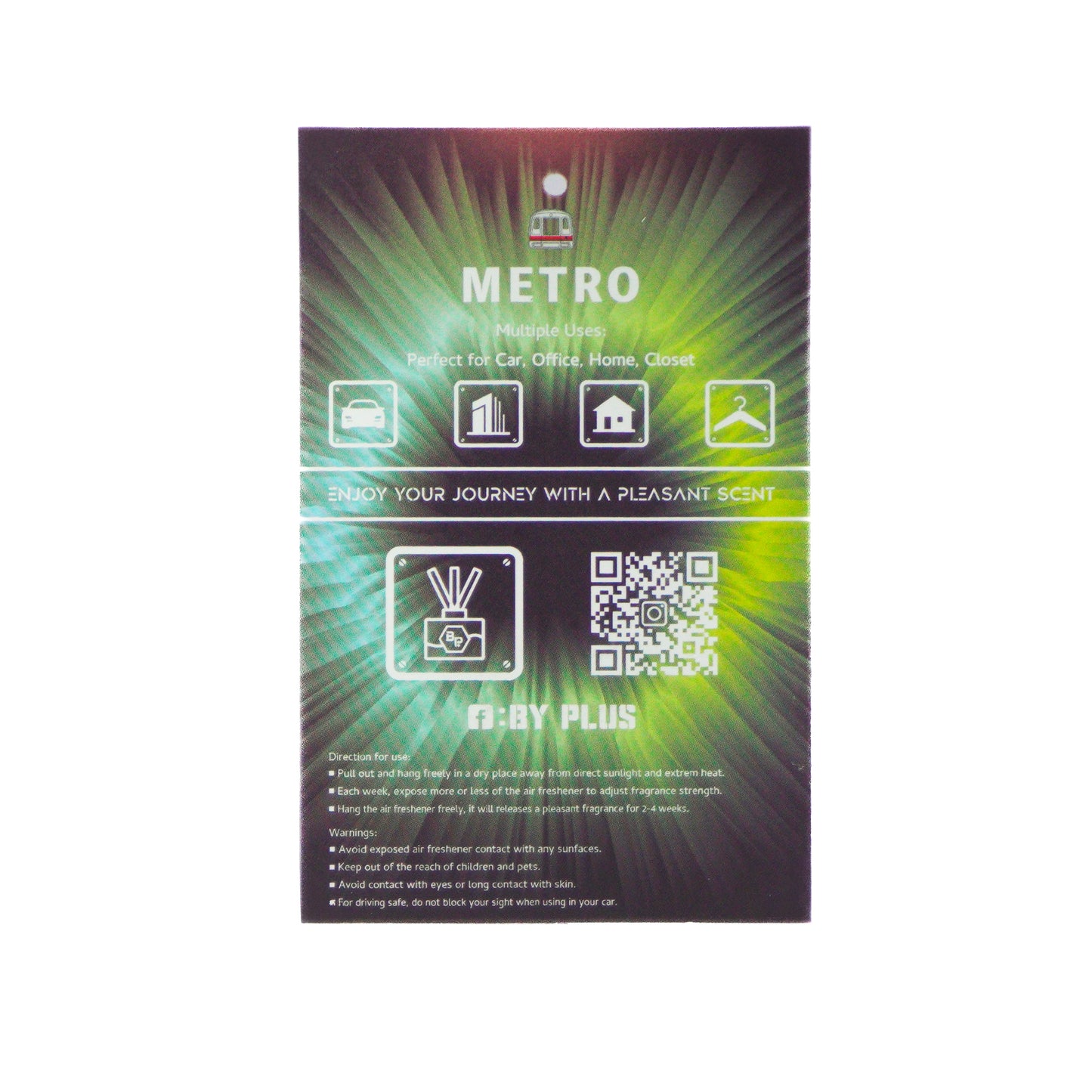 By AIR Plus - 0046 Metro Ticket Scented Card