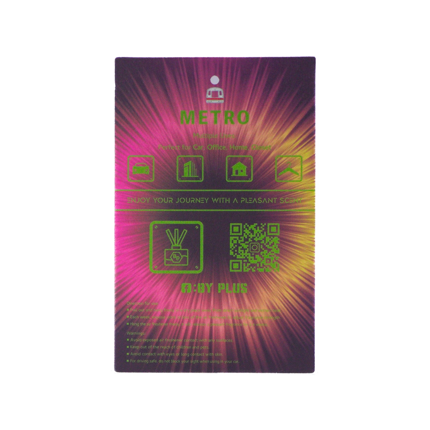 By AIR Plus - 0045 Metro Ticket Scented Card