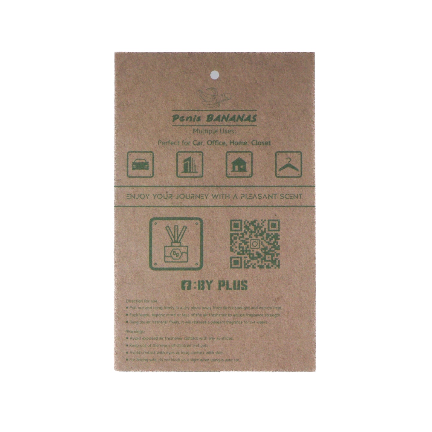 By AIR Plus - 0047 Penis Banana Scented Card