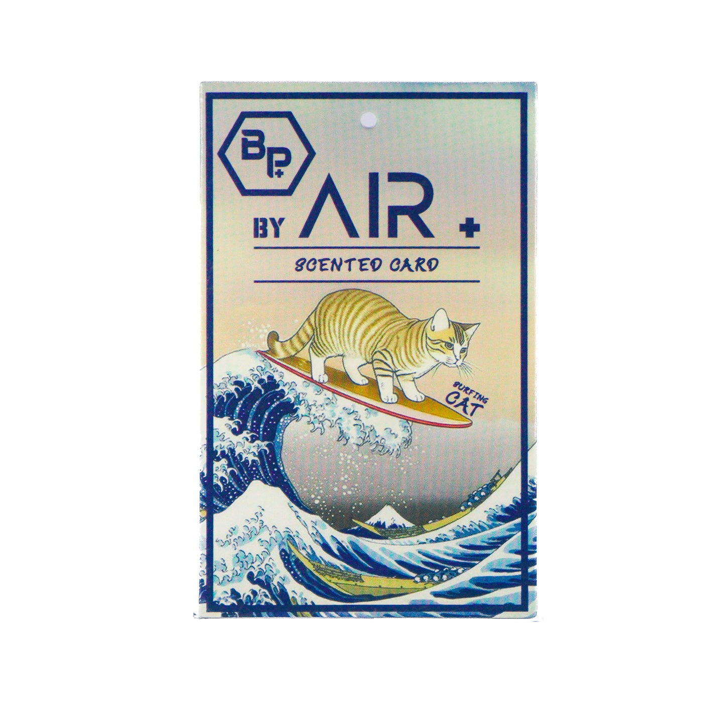 By AIR Plus - 0038 Surfing Cat Scented Card