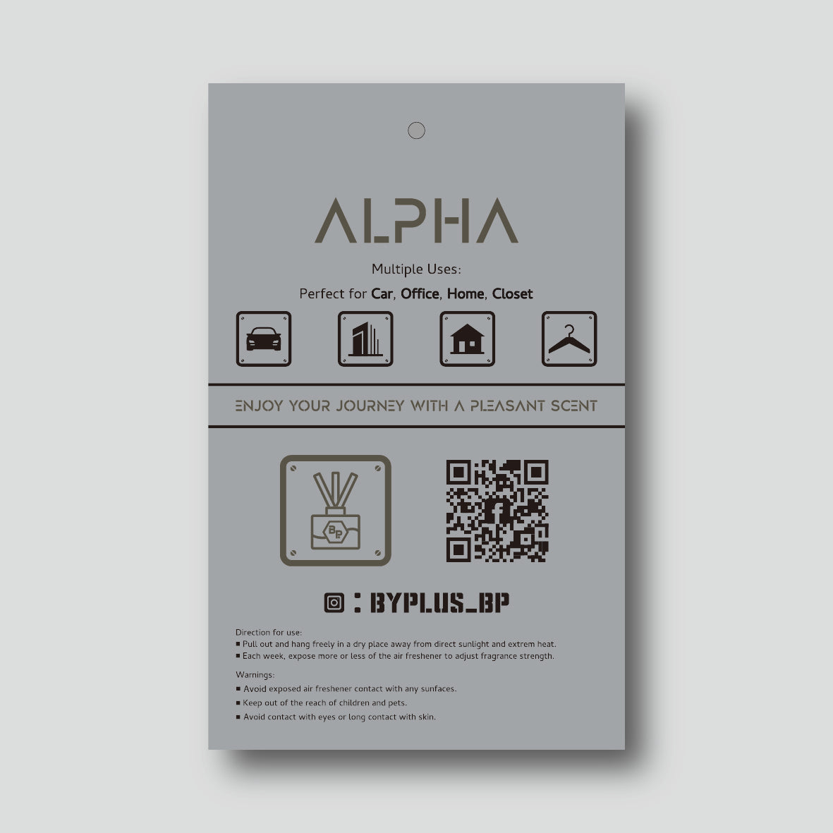 By AIR Plus - 0010 Alpha 01 Scented Card