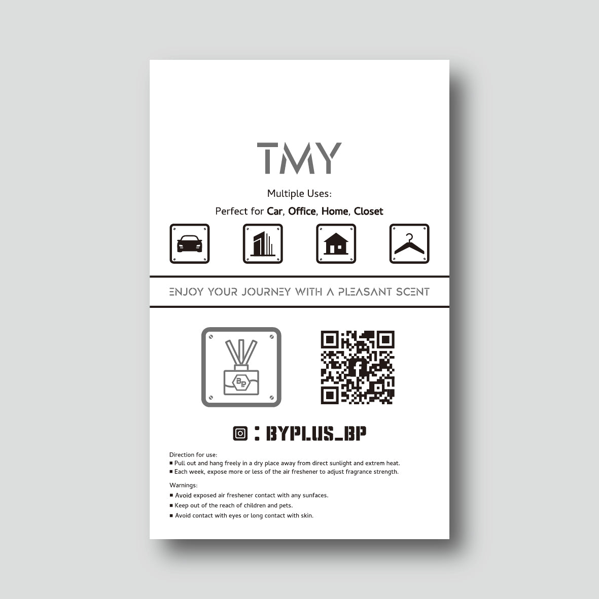 By AIR Plus - 0012 TMY Scented Card