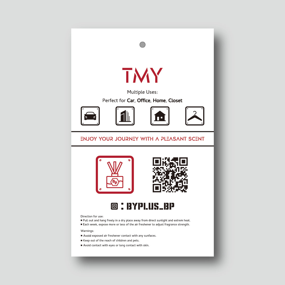 By AIR Plus - 0016 TMY Scented Card