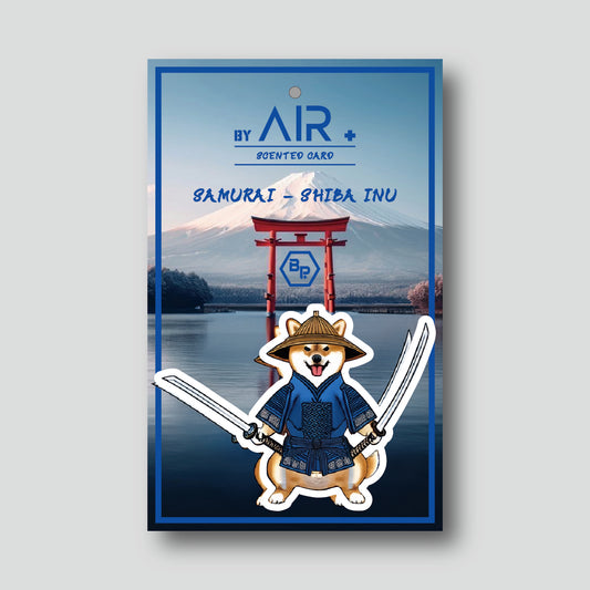 By AIR Plus - 0042 Samurai Shiba Scented Card