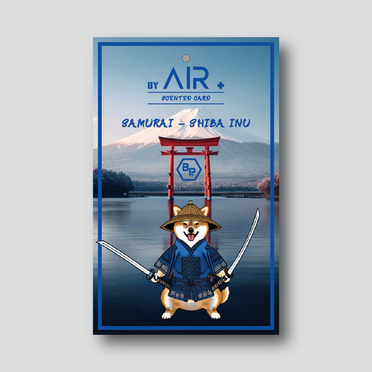 By AIR Plus - 0042 Samurai Shiba Scented Card