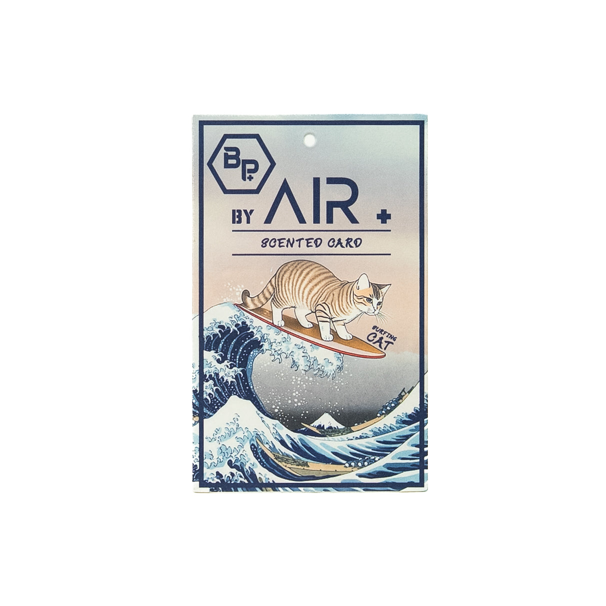 By AIR Plus - 0038 Surfing Cat Scented Card