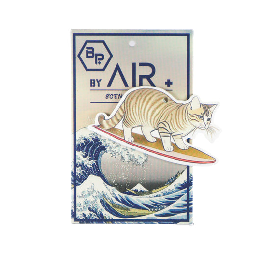By AIR Plus - 0038 Surfing Cat Scented Card